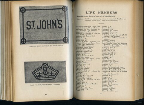 List of Life Members who donated 10 pounds or more