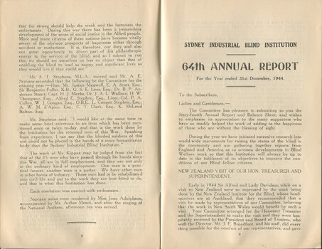 Report of the Annual General Meeting held