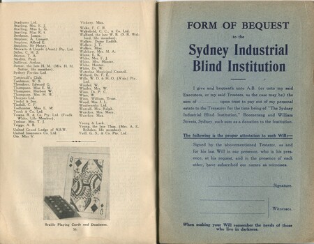 List of Life Members who donated 10 or more pounds or contributed to the success of the SIBI