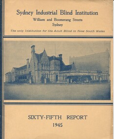 Front cover with photo of William Street building