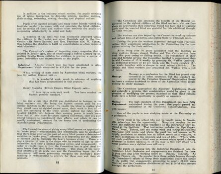 Annual report from the Committee of Management