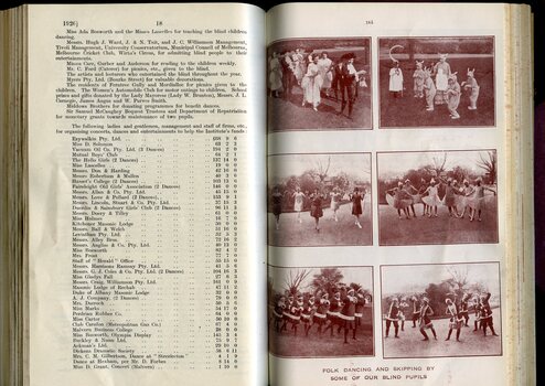 Committee of Management report and images of dancing and skipping