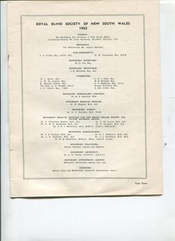 List of Office Bearers