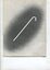 Illustration of white cane against blurred black background on white page