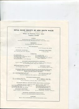 List of Office Bearers and Honorary positions