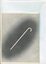 Rear cover with white cane on darkened background on white page