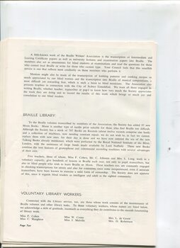 President's report on activities and achievement for the year