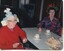 Mary McManus and Jean Campbell in their Easter bonnets