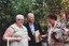 Lorna Hayter, Bryce Courtenay and Rose Blustein