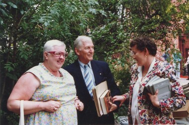 Lorna Hayter, Bryce Courtenay and Rose Blustein