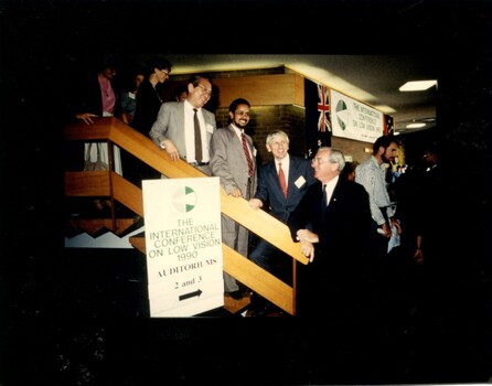 Bill Hayden at the International Conference on Low Vision