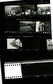 Printed negatives of visit to Brighton