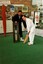 Merv Hughes with cricketeer Maurice Gleeson