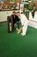 Merv Hughes with cricketeer Maurice Gleeson