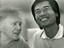 Elderly female speaking to a younger Japanese male