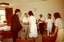 Presentation of gifts to the Japanese visitors