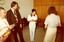 Presentation of gifts to the Japanese visitors
