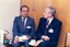 Japanese visitor with John Cook