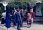 Japanese visitors touring Brighton