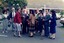 Japanese visitors touring Brighton