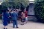 Japanese visitors touring Brighton