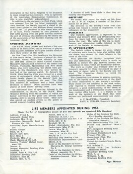 Overview of the Society's activities and achievements