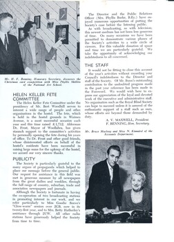 Report of the committee on activities and achievements