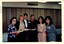 Diana Jones with Japanese visitors