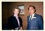 AFB staff member with Japanese visitor