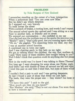 Poem by Nola Burgess about blindness