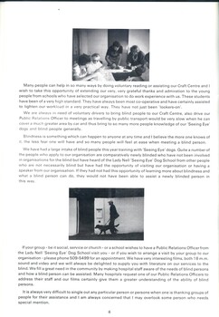 Report from Lady Nell Seeing Eye Dog School President Phyllis Gration