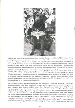 Press release on timeline, communications and actions concerning Peter Filgate and Sheba