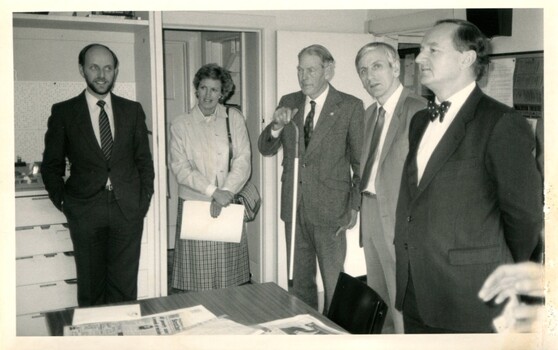Lindsay McMillan, Diana Jones, John Blanche, John Cook and Dan McPhee