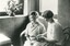 Alice Betteridge conversing with a friend