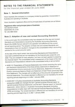 Notes to and forming part of the financial statements