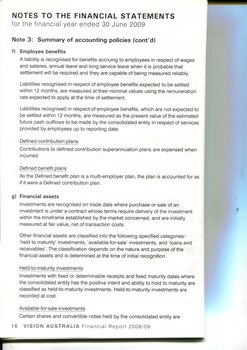 Notes to and forming part of the financial statements