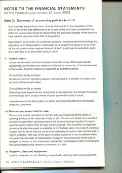 Notes to and forming part of the financial statements