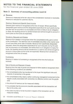 Notes to and forming part of the financial statements