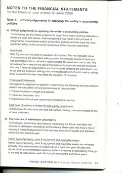 Notes to and forming part of the financial statements