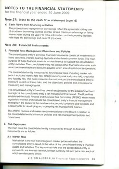 Notes to and forming part of the financial statements