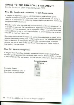 Notes to and forming part of the financial statements