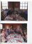 Various people enjoying a Christmas party
