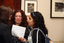 Maysa Abouzeid speaking with other guests