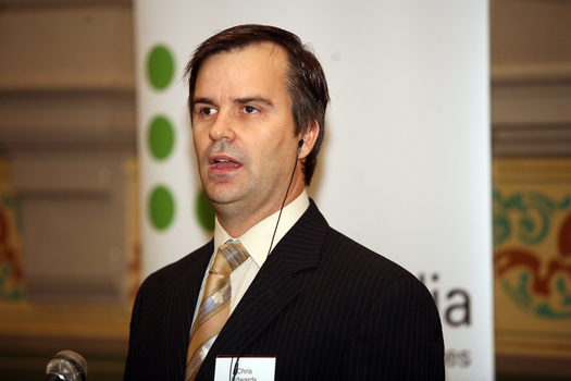 Chris Edwards addressing the audience