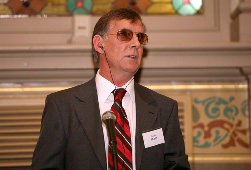Kevin Murfitt addressing the audience