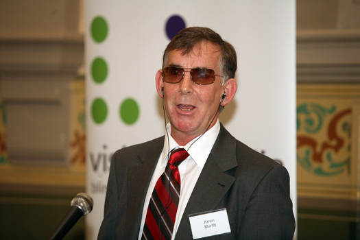 Kevin Murfitt addressing the audience