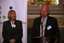 Malcolm Daubney with Ann Barker at the podium