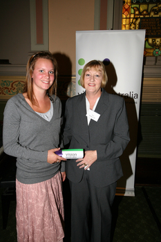 Sarah Sheehan with Ann Barker MP