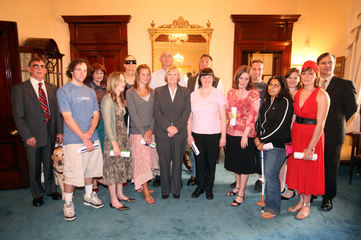Bursary Awards winners with special guests