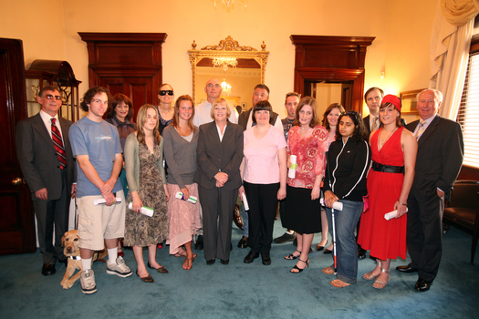 Bursary Awards winners with special guests